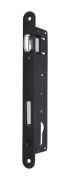 YETI 90/22, úzký zadlabací zámek válečkový pro cylindrickou vložku, černý