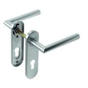 ASSA ABLOY AHW700, klika/klika, tvar L, nerez