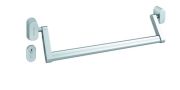 ASSA ABLOY N2500, mechanismus k pan.hrazdě, oval, stříbrná