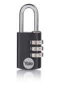 Yale YE3CB/28/126/1/BK, hliníkový, šířka 29mm, s číselnou kombinací, černý