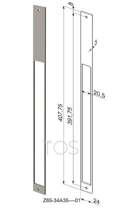 effeff Z65-31A35 distanční plech pro MEDIATOR