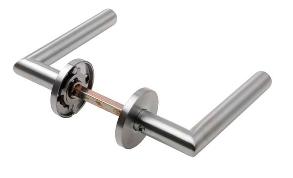 ASSA ABLOY AH121, klika/klika, tvar L, nerez