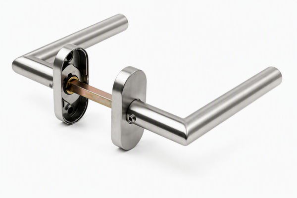 ASSA ABLOY AH122, klika/klika, tvar L, nerez