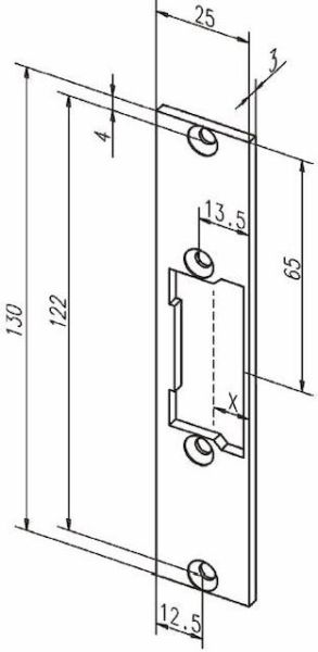 Čelní plech -68835-01 Profix 2
