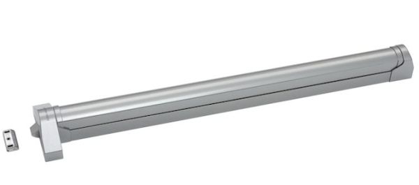 ASSA ABLOY PED300, paniková hrazda, satin nikl