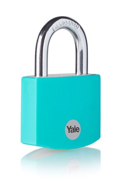 Yale YE3B/38/119/1/TE, hliníkový, šířka 42mm, 3 klíče, modrozelená