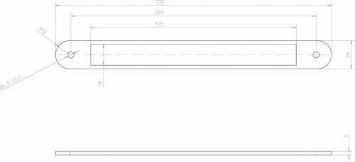 effeff Z09-DBVB3-00 distanční plech pro MEDIATOR