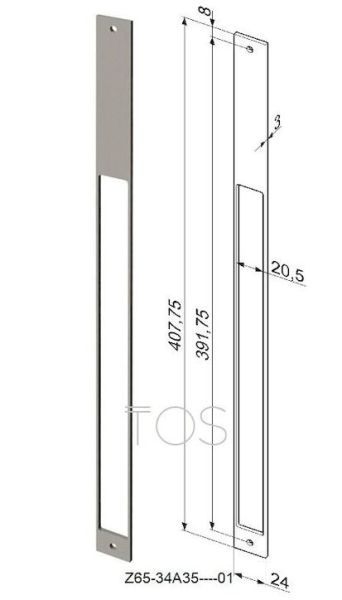 effeff Z65-31A35 distanční plech pro MEDIATOR