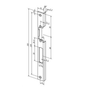 Čelní plech -44B35-05/nerez/P