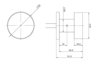 ASSA ABLOY AHW500, koule plochá