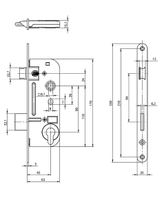 YALE 5131 výkres