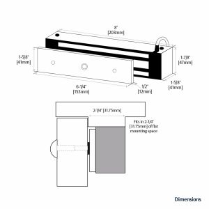 Securitron Magnalock M32M 272 kg
