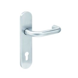 ASSA ABLOY A540, štít, 92mm klika, stříbrná