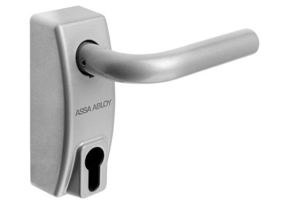 ASSA ABLOY A220, štít, klika, satin nikl