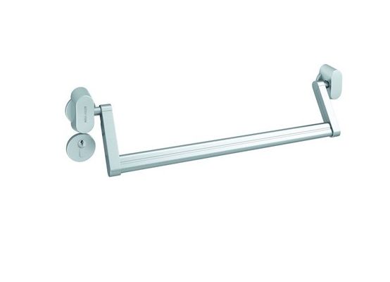 ASSA ABLOY N2000, mechanismus k pan.hrazdě, kulatý, stříbrná