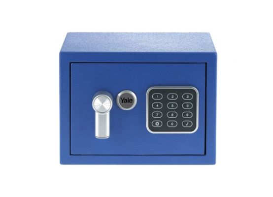 Yale YSV/170/DB1/B Value sejf mini modrý