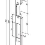 Čelní plech -44B35-04/nerez/L