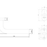 ASSA ABLOY AHW600, klika/klika, tvar J