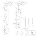 PE928 pasive set 100mm, pro motorické zámky, pohony