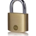 Visací zámek Yale Y110B/40/122/2, dva zámky sjednocené na 3 klíče