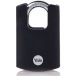 Yale Y121B/40/125/1, mosazný, šířka 46mm, 3 klíče, černý