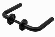 ASSA ABLOY AH121, klika/klika, tvar J, černá
