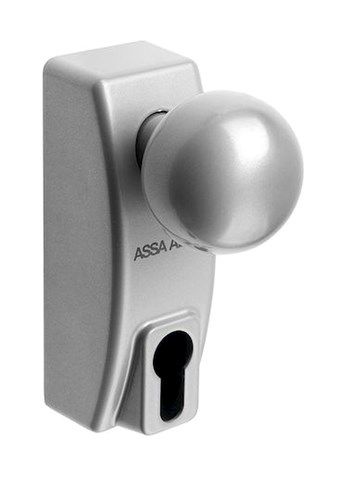 ASSA ABLOY A230, štít, koule, satin nikl
