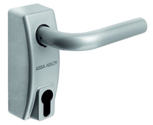 ASSA ABLOY A220, štít, klika, stříbrná