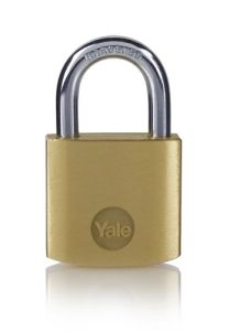 Visací zámek Yale Y110B/35/120/2, dva zámky sjednocené na 3 klíče