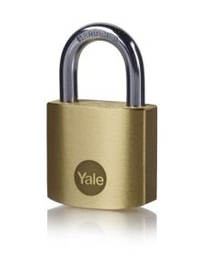 Visací zámek Yale Y110B/35/120/2, dva zámky sjednocené na 3 klíče