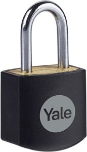 Visací zámek Yale Y110JB/15/111/4, čtyři zámky sjednocené na 3 klíče