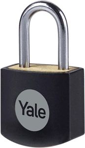 Visací zámek Yale Y110JB/15/111/4, čtyři zámky sjednocené na 3 klíče