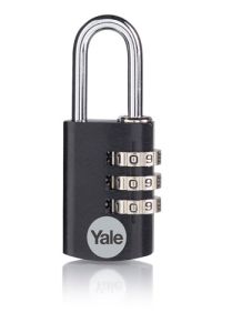 Yale YE3CB/20/121/1/BK, šířka 21mm, s číselnou kombinací