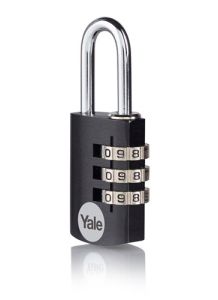 Yale YE3CB/20/121/1/BK, šířka 21mm, s číselnou kombinací