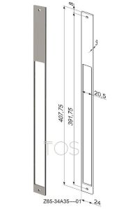 effeff Z65-31A35 distanční plech pro MEDIATOR