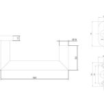 ASSA ABLOY AHW600, klika/klika, tvar U